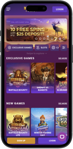 Buffal casino iOS app